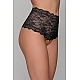 Ψηλόμεσο String με Δαντέλα– Τιγρέ Milena By Paris 007708-Τιγρέ