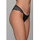 Σατέν Brazilian Slip με Δαντέλα – Μαύρο Milena By Paris 008472-Μαύρο