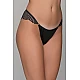 Σατέν Brazilian Slip με Δαντέλα – Μαύρο Milena By Paris 008472-Μαύρο