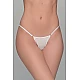 Σλιπ Micro G String  Ύφασμα Πλισέ   Ιβουάρ Milena By Paris 006860-Ιβουάρ