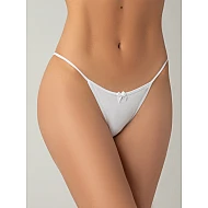 String Tanga Bαμβακολύκρα   Iβουάρ Milena By Paris 007665-Ιβουάρ