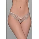 V cut Brazilian Σλιπ Δαντέλα   Άμμος Milena By Paris 008391-Άμμος