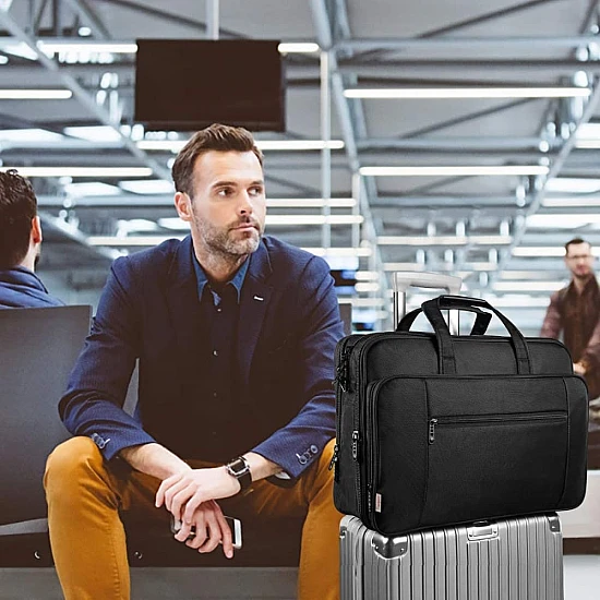 Υφασμάτινος Χαρτοφύλακας Taygeer 17,3'' laptop 32L 1084 μαύρο