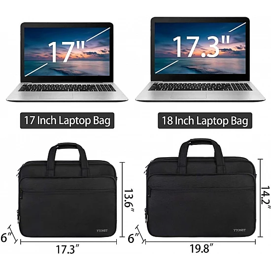 Υφασμάτινος Χαρτοφύλακας Ytonet 18'' laptop 29,5L 1085 μαύρο