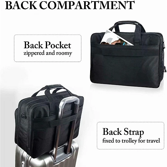 Υφασμάτινος Χαρτοφύλακας Ytonet 18'' laptop 29,5L 1085 μαύρο