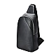 Δερμάτινο τσαντάκι crossbody Bopai 11-122901 μαύρο