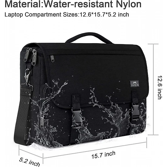 Υφασμάτινος Χαρτοφύλακας Matein 15,6' laptop 17L 1194 μαύρο