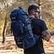 Σακίδιο ορειβασίας αδιάβροχο Ταξιδιού 60L Camping 1488 Σκούρο μπλε