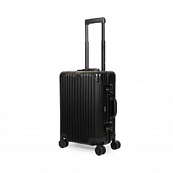 Βαλίτσα καμπίνας Newcom N1526 Αλουμινίου 52X21,5X35 cm Μαύρο