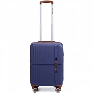 Βαλίτσα σκληρή Newcom N1596 (PP) καμπίνας 56x22x37 cm μπλε