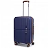 Βαλίτσα σκληρή μεσαία Newcom N1596 (PP) 67x22,5x43 cm μπλε