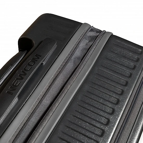 Βαλίτσα μεσαία 20 κιλών Newcom (ABS+PC) N1605/60 dark grey