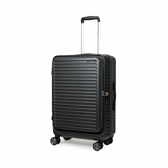 Βαλίτσα μεσαία 20 κιλών Newcom (ABS+PC) N1605/60 dark grey