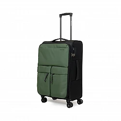Βαλίτσα Υφασμάτινη Newcom N1615 μεσαία 20 κιλών 58x39,5x19,5 cm green