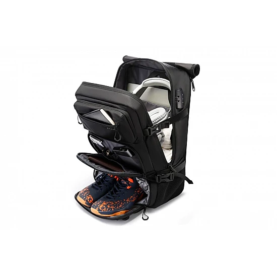 Σακίδιο πλάτης/Σακβουαγιάζ Bange 35L Travel, Carry On Durable 1810 μαύρο