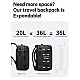 Σακίδιο πλάτης vacuum Tsa Lock με ζυγαριά 36L Laptop 17,3” Bange 1909-8 μαύρο
