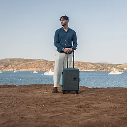Βαλίτσα trolley Anniversary Cardinal 2015 (PP) καμπίνας 55x19x36,5 cm γκρί