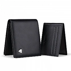 Δερμάτινο Ανδρικό πορτοφόλι William Polo 213 black