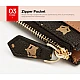 Γυναικείο πορτοφόλι/καρτοθήκη PVC Foxer 2161015F καφέ