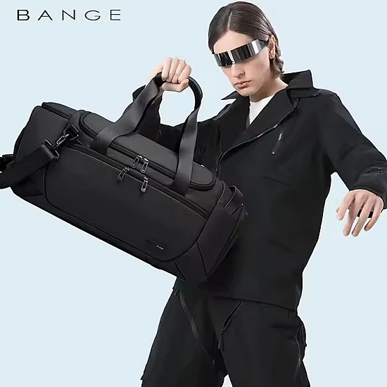 Σάκος Ταξιδιού Αθλητική τσάντα Bange 2378 μαύρο