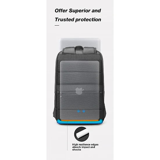 Σακίδιο πλάτης 29L Laptop 15,6” Bange 3057 μαύρο