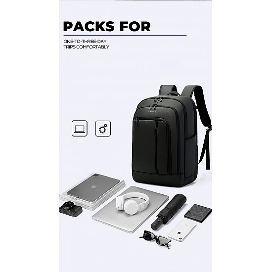 Σακίδιο Πλάτης Laptop 27L 15,6” Bange 3076 μαύρο