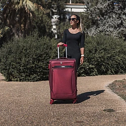 SUPER ΠΡΟΣΦΟΡΑ Βαλίτσα trolley Cardinal 3300 μεγάλη 75x30x46 cm μπορντό