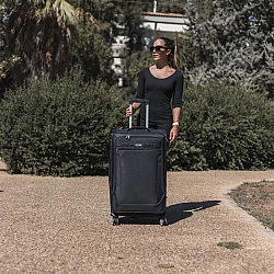 Βαλίτσα trolley Cardinal 3300 μεγάλη 75x30x46 cm μαύρη
