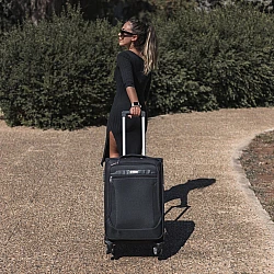 Βαλίτσα trolley Cardinal 3300 μεσαία 66x25x40 cm μαύρη