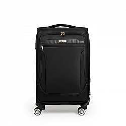 Βαλίτσα trolley Cardinal μεσαία μεγάλη 3300 66x25x40 cm +75x30x46 cm μαύρη