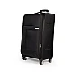 Βαλίτσα trolley Cardinal 3800 μεσαία μεγάλη 66x25x40 cm + 77x30x46 cm μαύρη
