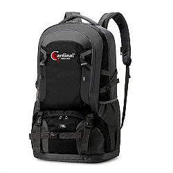 Σακίδιο πλάτης ορειβατικό Ταξιδιού Cardinal 856 70L μαύρο