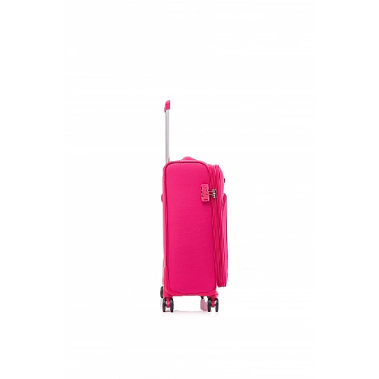 SUPER ΠΡΟΣΦΟΡΑ Βαλίτσα trolley Spectra Cardinal μεσαία 5000/60cm ροζ