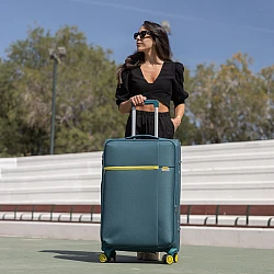 Βαλίτσα trolley Oblivion Cardinal 5100 μεγάλη 75x30x46 cm πετρόλ