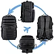 Σακίδιο πλάτης Military 32L 17,3” Matein 6056 μαύρο