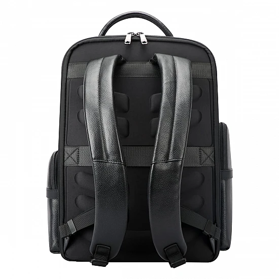 Δερμάτινο Σακίδιο πλάτης 25L Laptop 15,6” Bopai 61-129171 μαύρο