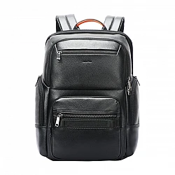 Δερμάτινο Σακίδιο 20L Laptop 15,6” Bopai 61-129721 μαύρο
