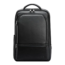 Δερμάτινο Σακίδιο πλάτης 24L Laptop 15,6” Bopai 61-70111 μαύρο