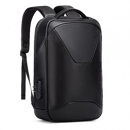 Δερμάτινο Σακίδιο πλάτης 21L Laptop 15,6” Bange 6621 μαύρο