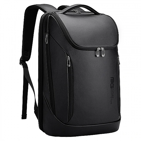 Δερμάτινο Σακίδιο πλάτης 24L Laptop 15,6” Bange 6623 μαύρο