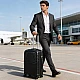 Βαλίτσα Cardinal 7000 (PP) μεσαία 66,5x27,5x45 cm μαύρο
