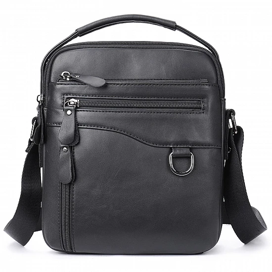 Δερμάτινο τσαντάκι ώμου Cardinal 7012 black
