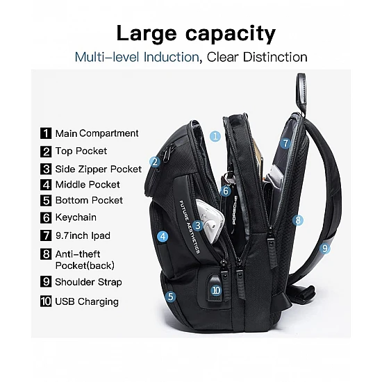 Τσαντάκι ώμου χιαστί crossbody Bange 7086 χακί