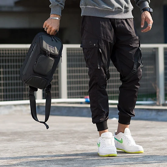 Τσαντάκι ώμου χιαστί crossbody Bange 7086 χακί