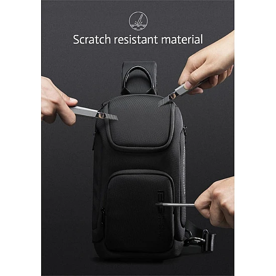 Τσαντάκι ώμου χιαστί crossbody Bange 7565 μαύρο