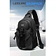 Τσαντάκι ώμου χιαστί crossbody Bange 77120 μαύρο