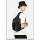 Τσαντάκι ώμου χιαστί crossbody Bange 77120 μαύρο