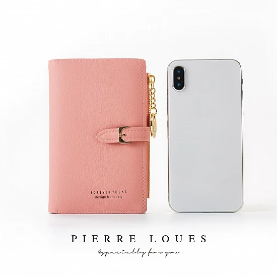 Γυναικείο πορτοφόλι Pierre Loues 821-4-2 μαύρο