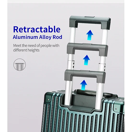 Βαλίτσα trolley case καμπίνας Bopai 833-853203 πράσινο
