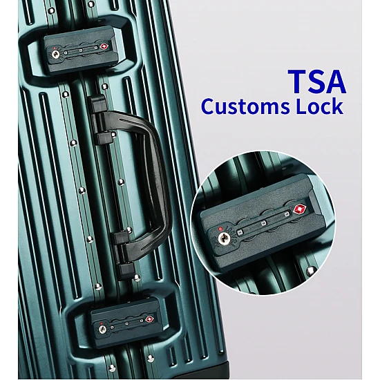 Βαλίτσα trolley case καμπίνας Bopai 833-853203 πράσινο